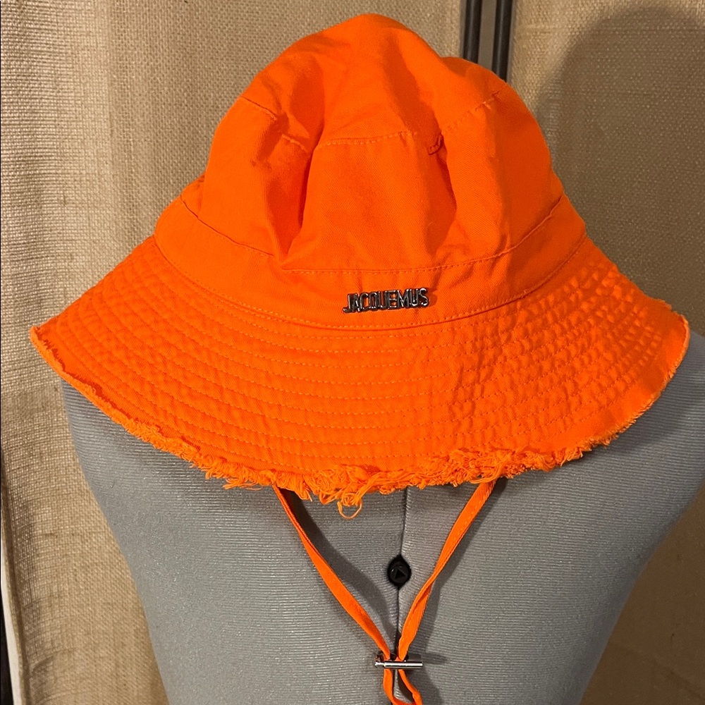 Jacquemus Women’s  Bright Orange Sun Hat